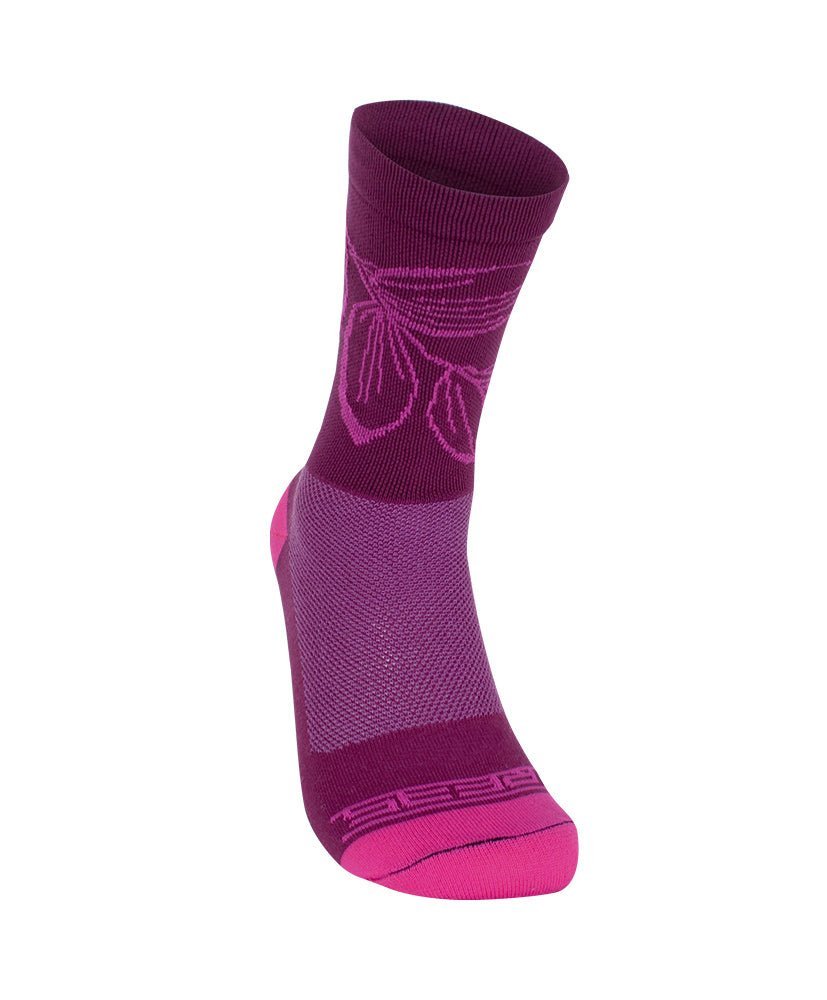 Chaussettes LEAF | Framboise- Seconde Chance in TMA-242MW-SD by TREES Mountain Apparel