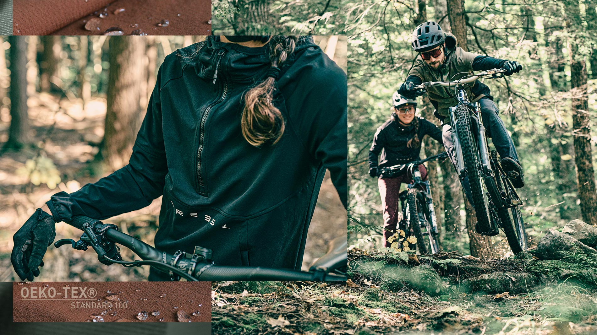 Collection LOAMY MTB femme ecoresponsable sustainable men's apparel made in canada