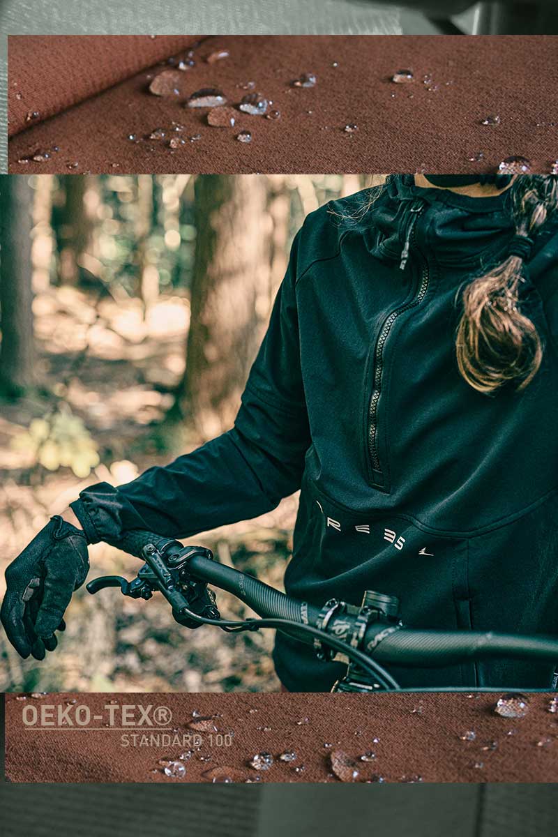 Collection LOAMY MTB femme ecoresponsable sustainable men's apparel made in canada