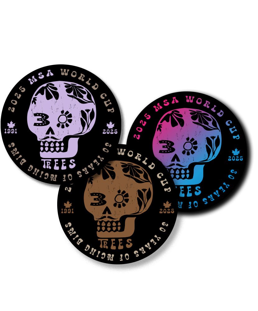 Autocollants MSA WC 2025 - 30 Years of Racing Bikes in MSA-stickerpack-30ans by TREES Mountain Apparel