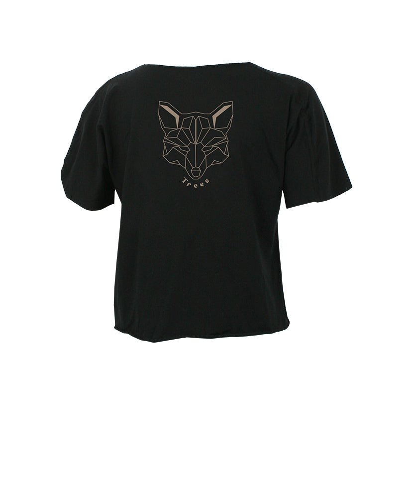 Chandail Cropped Manches Courtes pour Femme in TMA-049WC-SS by TREES Mountain Apparel