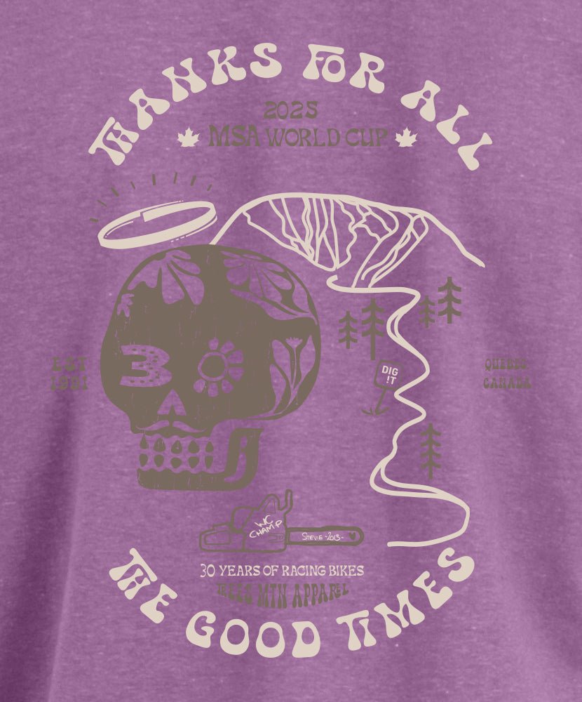 Chandail en Lyocell Édition Limitée MSA 2025 in MSA-253MC-SS-LV.T.TP by TREES Mountain Apparel