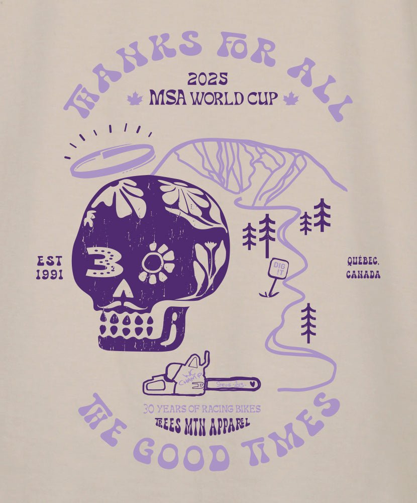 Chandail en Lyocell Édition Limitée MSA 2025 in MSA-253MC-SS-NL.LV.TP by TREES Mountain Apparel