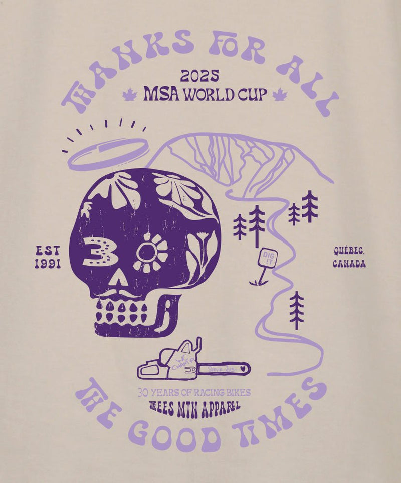 Chandail en Lyocell Édition Limitée MSA 2025 in MSA-253MC-SS-NL.LV.TP by TREES Mountain Apparel