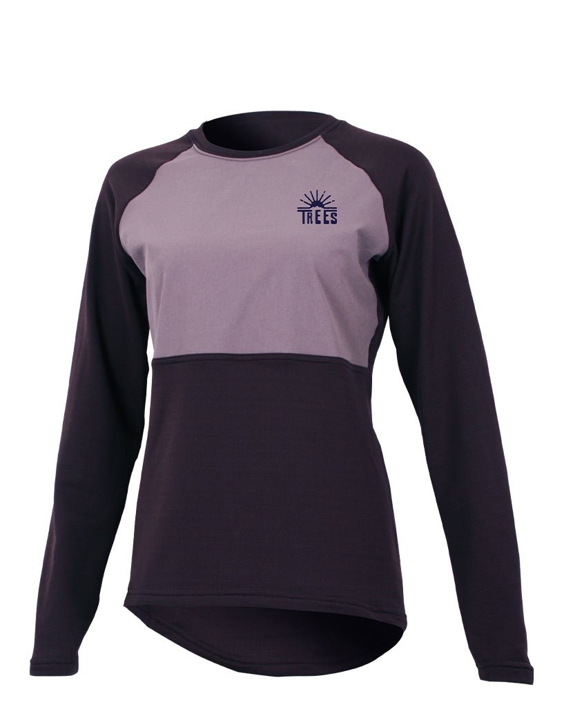 Chandail Isolant en Polartec Power grid® pour Femme RIDGE 2.0 in TMA-263.11WC.A.TP by TREES Mountain Apparel