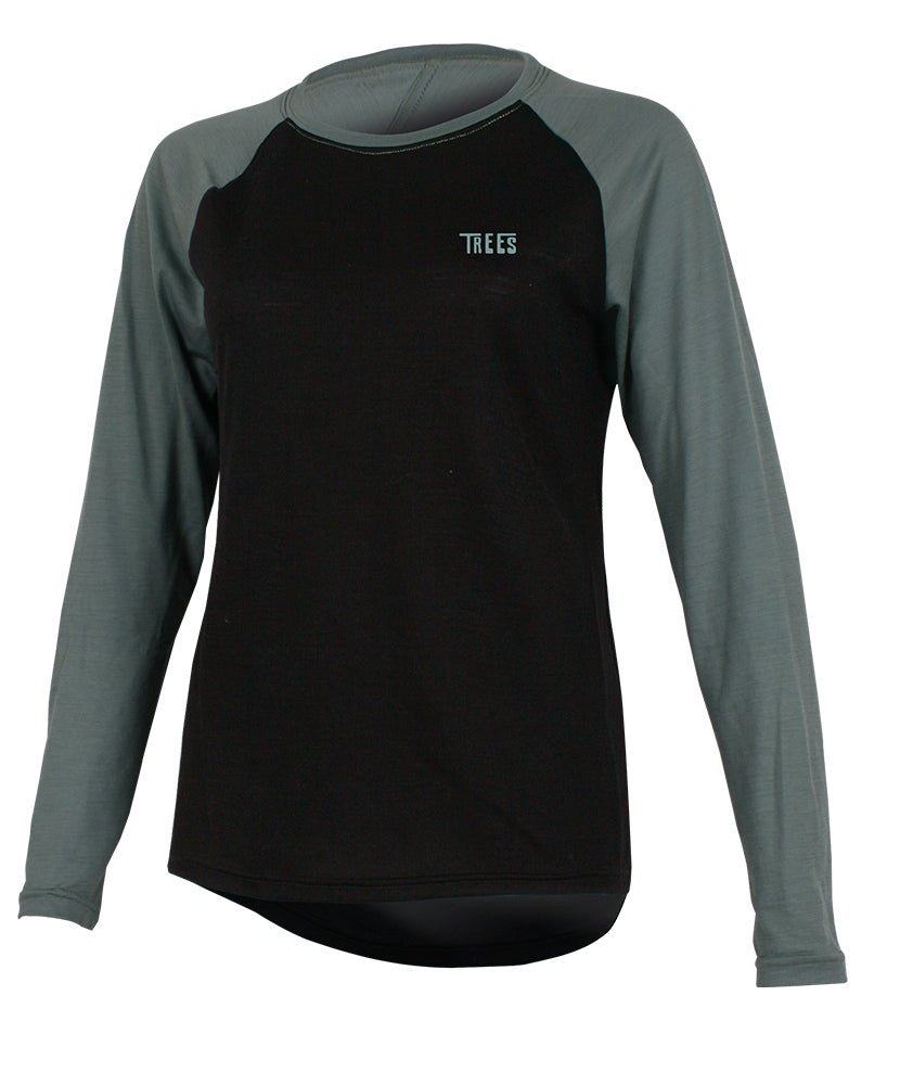 Chandail Manches Longues Mérinos Pour Femme THE ONE in TMA-255.11WC.LS-NA-P by TREES Mountain Apparel