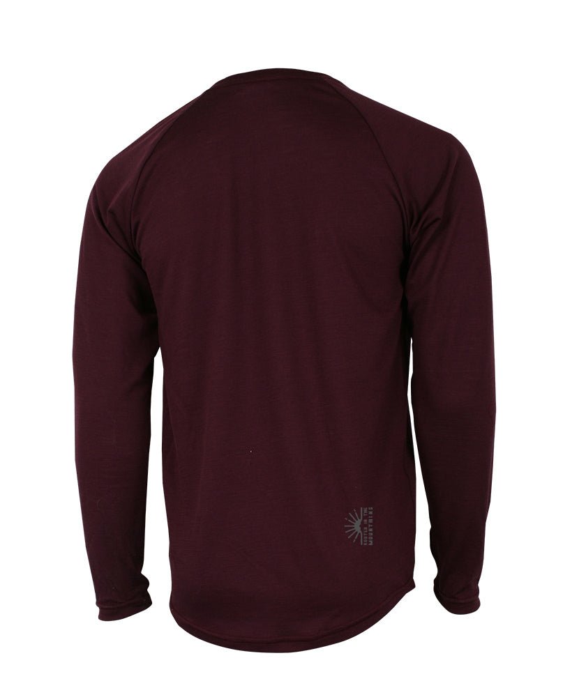 Chandail Manches Longues Mérinos Pour Homme THE ONE in TMA-253.11MC.LS.MP.P by TREES Mountain Apparel