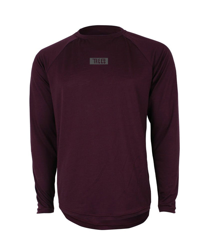 Chandail Manches Longues Mérinos Pour Homme THE ONE in TMA-253.11MC.LS.MP.P by TREES Mountain Apparel