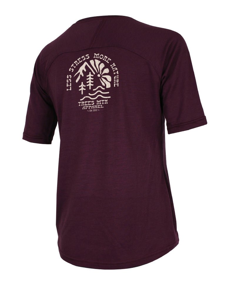 Chandail Mérinos Manches Courtes Pour Femme THE ONE in  by TREES Mountain Apparel