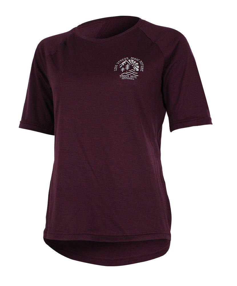 Chandail Mérinos Manches Courtes Pour Femme THE ONE in  by TREES Mountain Apparel