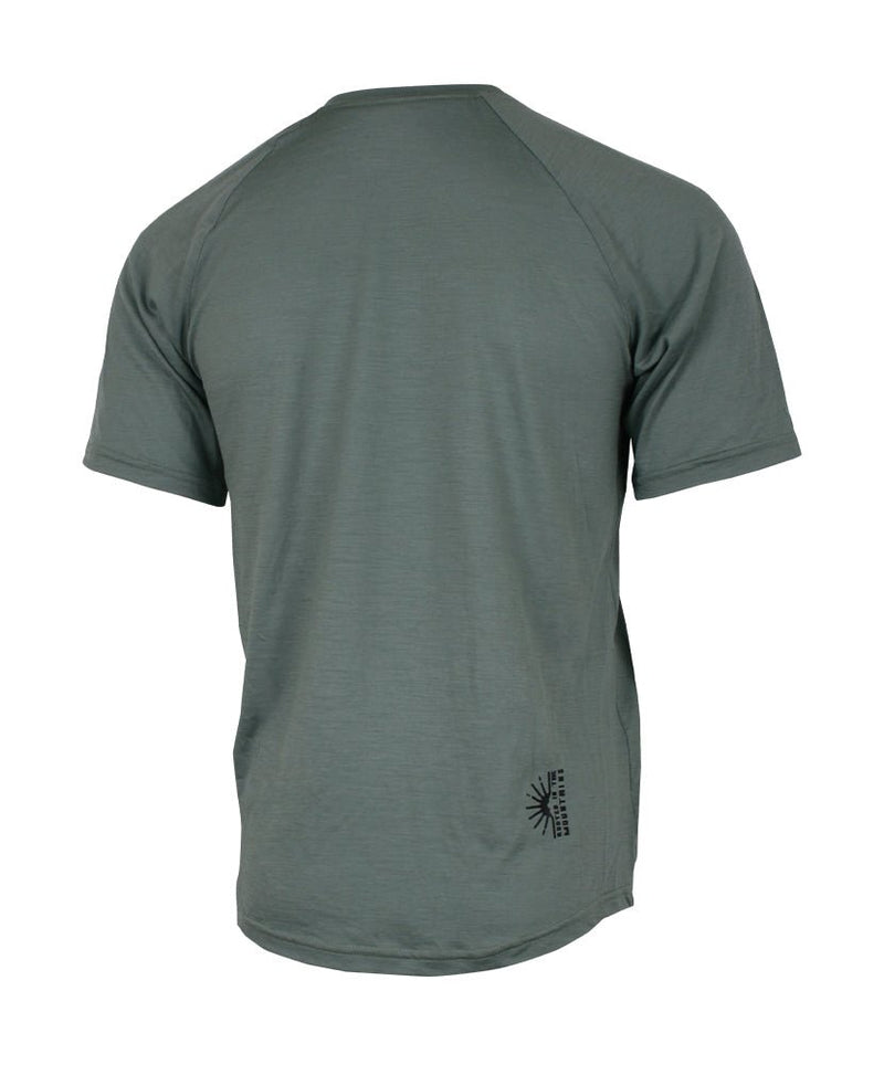 Chandail Mérinos Manches Courtes Pour Homme THE ONE in TMA-253.11MC.SS.G.P by TREES Mountain Apparel