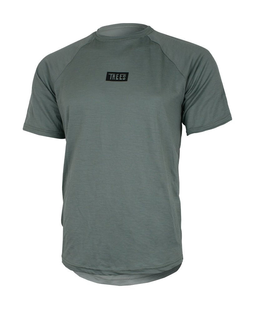 Chandail Mérinos Manches Courtes Pour Homme THE ONE in TMA-253.11MC.SS.G.P by TREES Mountain Apparel