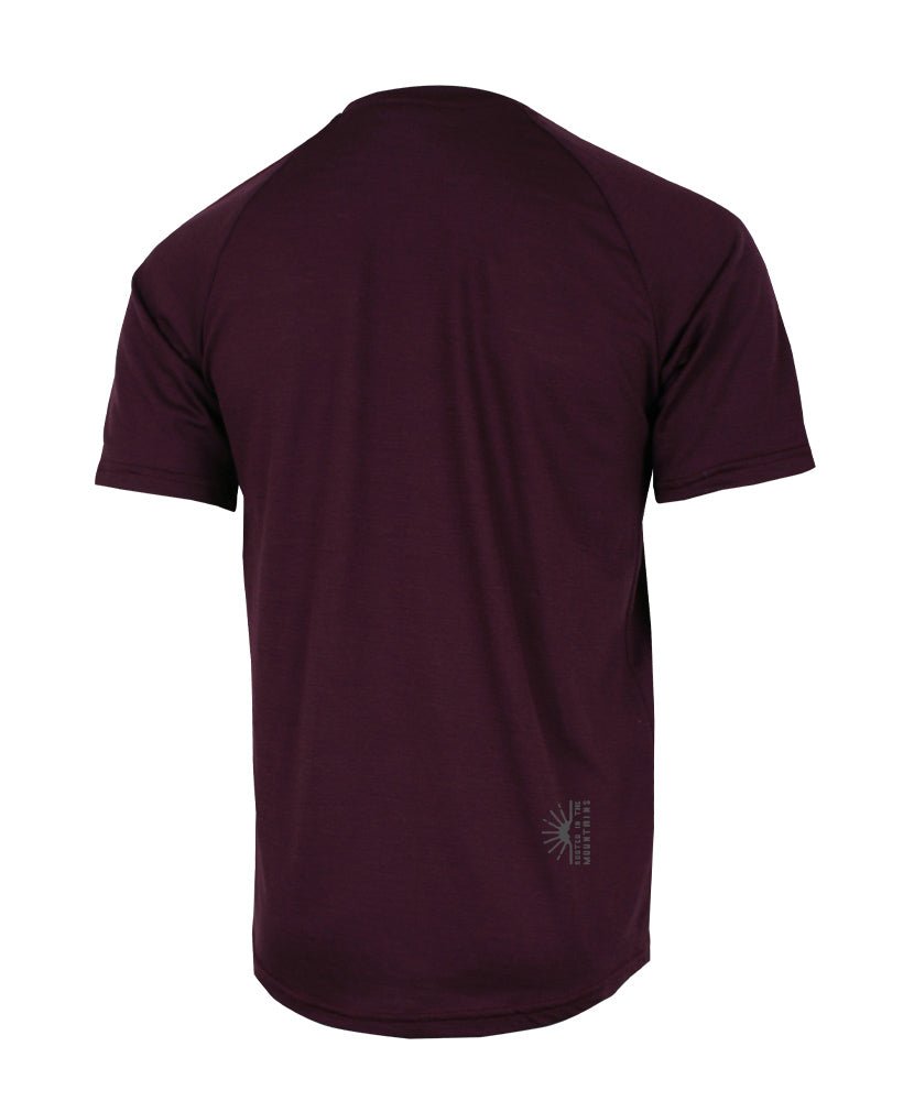 Chandail Mérinos Manches Courtes Pour Homme THE ONE in TMA-253.11MC.SS.M.P by TREES Mountain Apparel