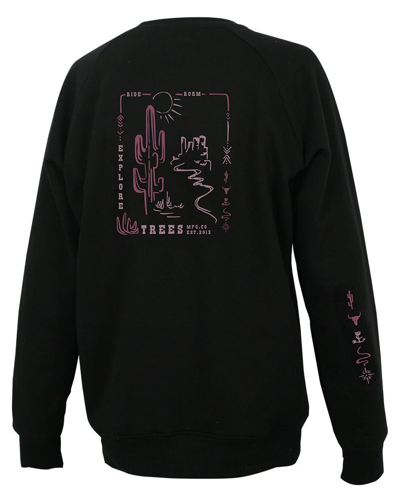 Crewneck Ouaté EXPLORE pour Femme in  by TREES Mountain Apparel