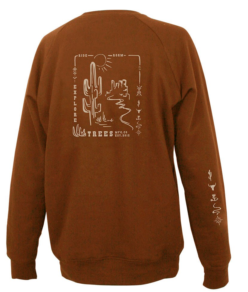 Crewneck Ouaté EXPLORE pour Femme in  by TREES Mountain Apparel