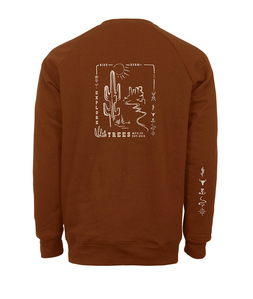 Crewneck Ouaté EXPLORE pour Homme in  by TREES Mountain Apparel
