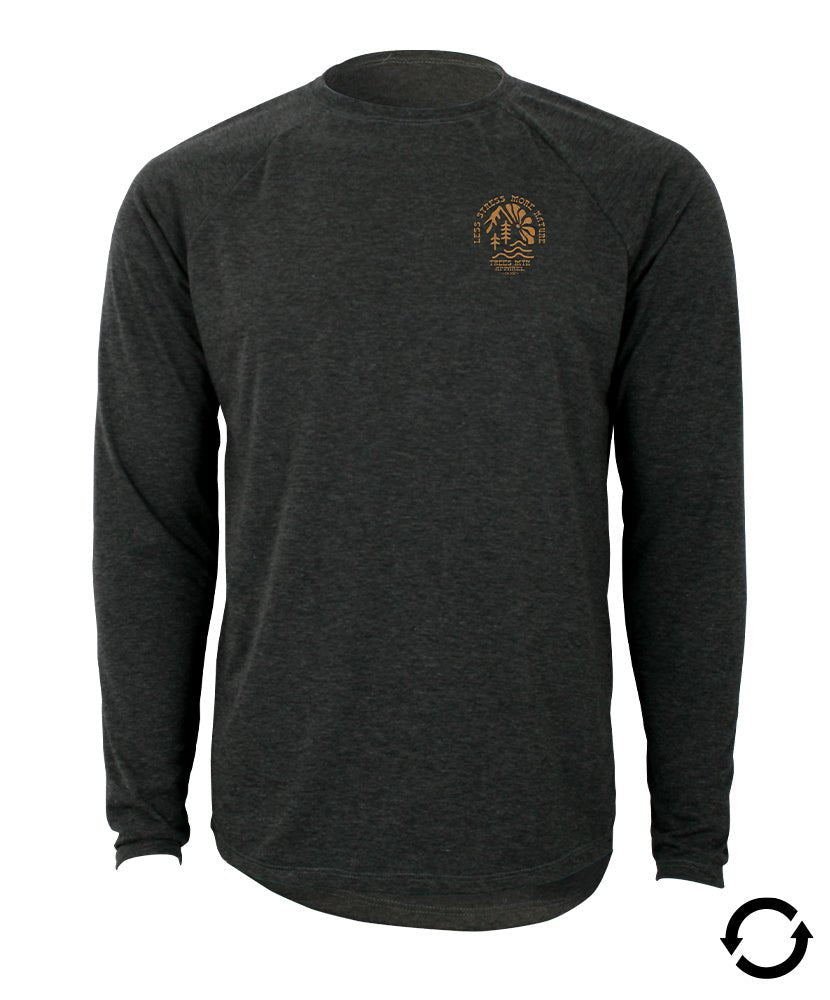 Maillot COASTAL L/S Homme | Vélo & Plein-air in TMA-253MC-LS.P-1 by TREES Mountain Apparel