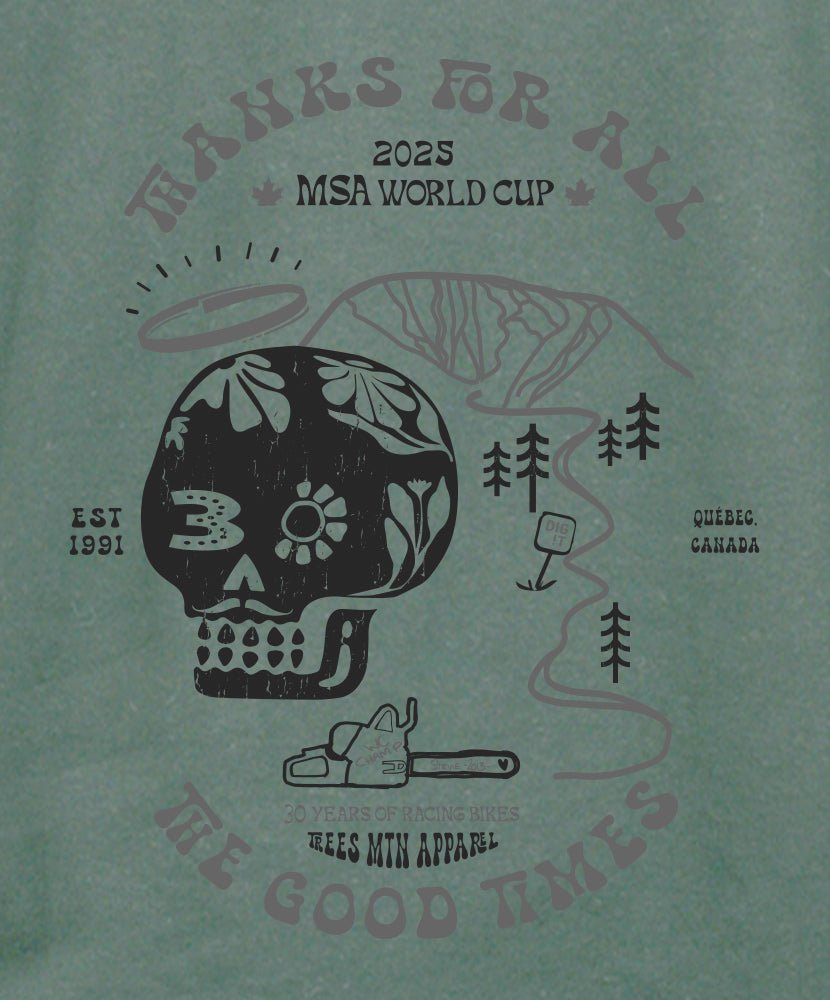 Sweatshirt en Lyocell Édition Limitée MSA WC 2025 in MSA-253MC-SS-LV.C.TP by TREES Mountain Apparel