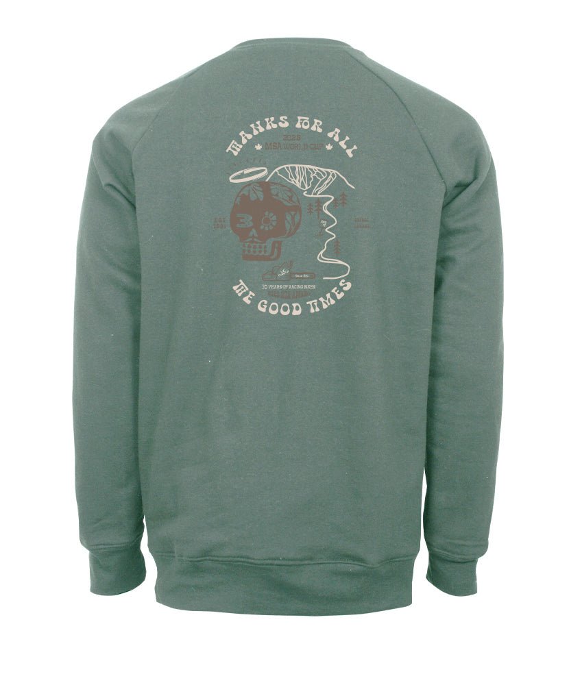 Sweatshirt en Lyocell Édition Limitée MSA WC 2025 in MSA-253MC-SS-LV.T.TP by TREES Mountain Apparel