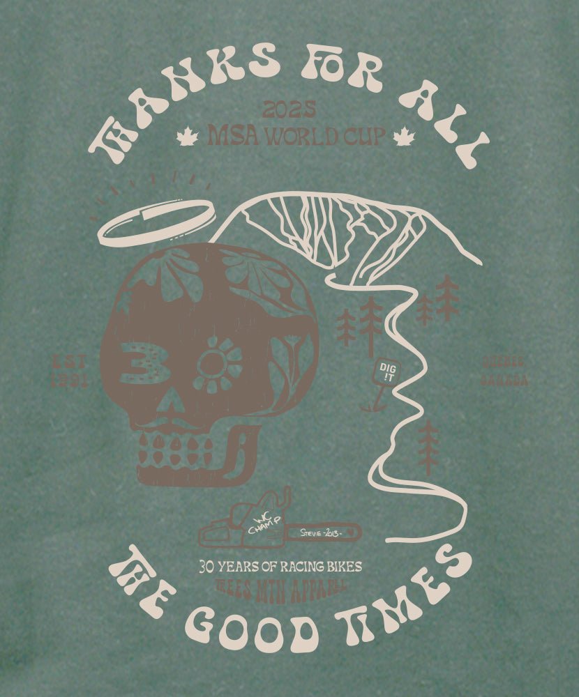 Sweatshirt en Lyocell Édition Limitée MSA WC 2025 in MSA-253MC-SS-LV.T.TP by TREES Mountain Apparel