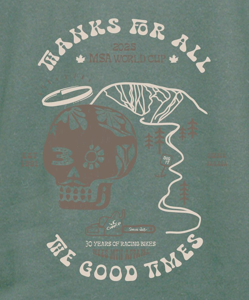 Sweatshirt en Lyocell Édition Limitée MSA WC 2025 in MSA-253MC-SS-LV.T.TP by TREES Mountain Apparel