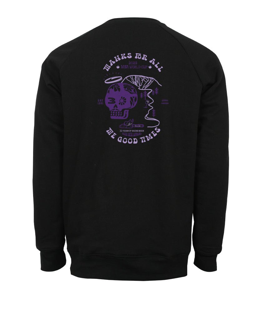 Sweatshirt en Lyocell Édition Limitée MSA WC 2025 in MSA-253MC-SS-N.LV.TP by TREES Mountain Apparel