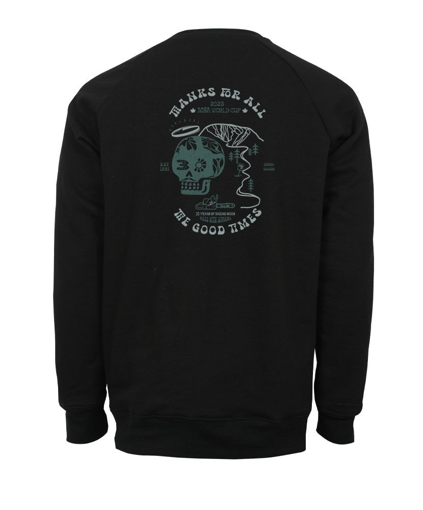 Sweatshirt en Lyocell Édition Limitée MSA WC 2025 in MSA-253MC-SS-N.V.TP by TREES Mountain Apparel