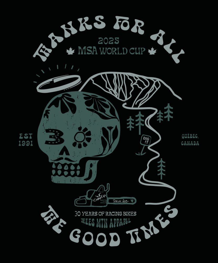 Sweatshirt en Lyocell Édition Limitée MSA WC 2025 in MSA-253MC-SS-N.V.TP by TREES Mountain Apparel