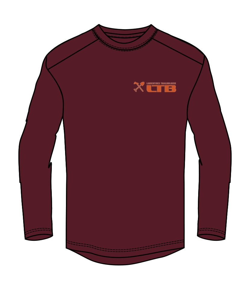 T-Shirt Manches Longues pour Homme DIG !T x TREES - Trail Builder Edition in DIG.540.U.12.B by TREES Mountain Apparel