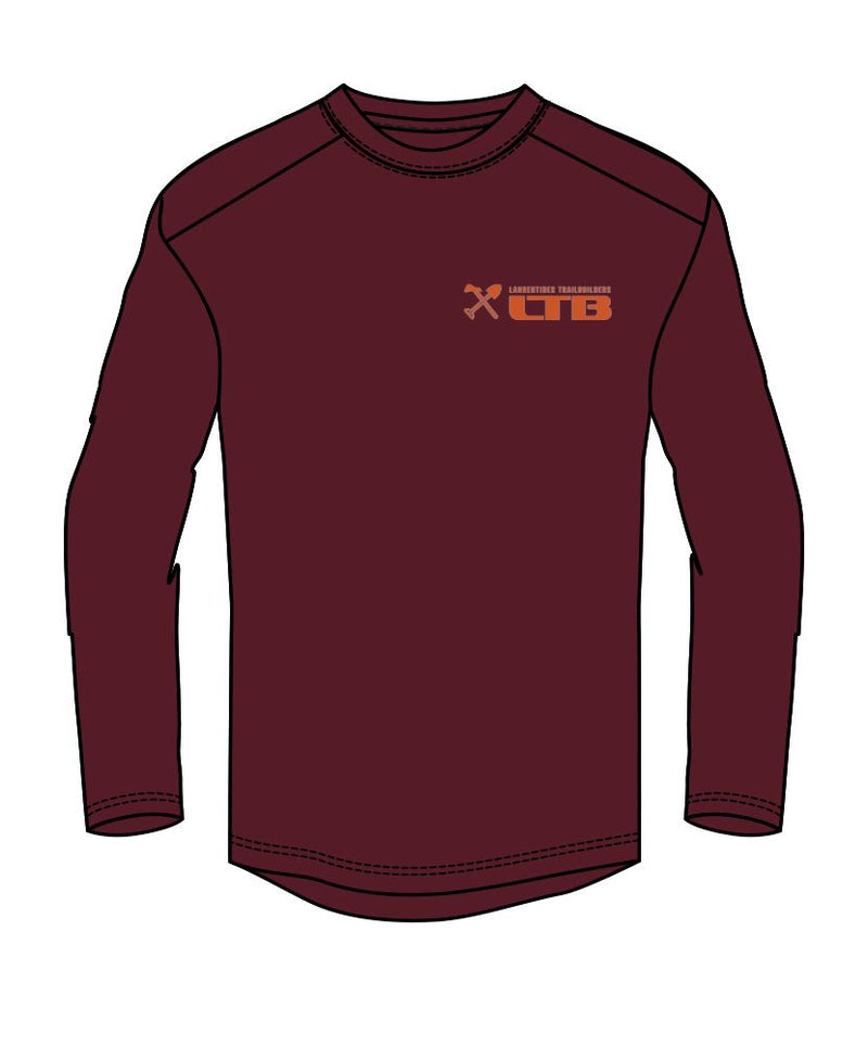 T-Shirt Manches Longues pour Homme DIG !T x TREES - Trail Builder Edition in DIG.540.U.12.B by TREES Mountain Apparel