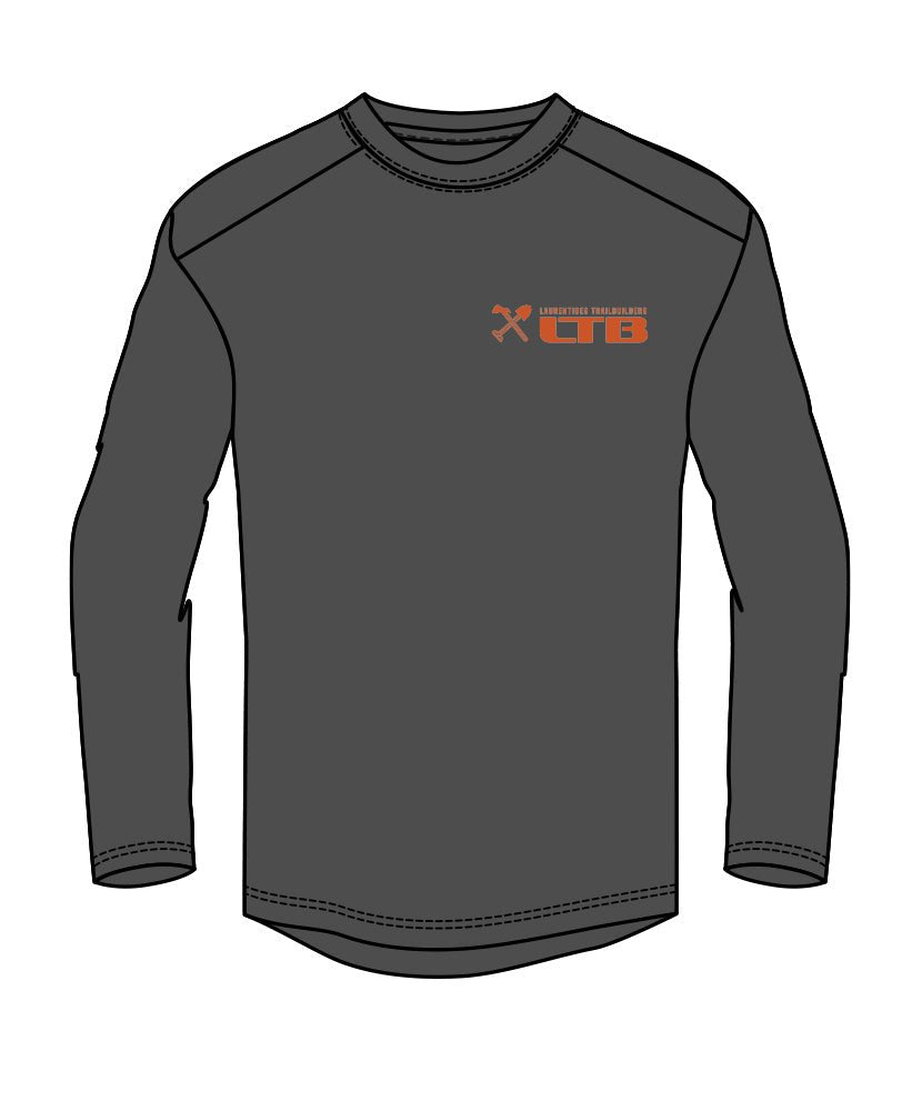 T-Shirt Manches Longues pour Homme DIG !T x TREES - Trail Builder Edition in DIG.540.U.12.C by TREES Mountain Apparel