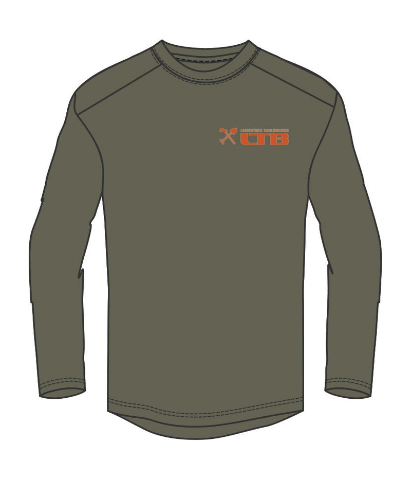 T-Shirt Manches Longues pour Homme DIG !T x TREES - Trail Builder Edition in DIG.540.U.12.OL by TREES Mountain Apparel