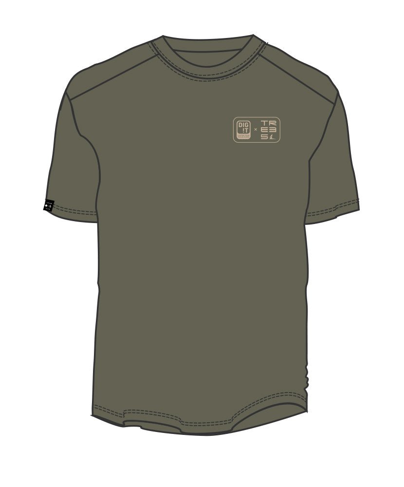 T-Shirt pour Homme DIG IT x TREES - Trailbuilder Edition in by TREES Mountain Apparel