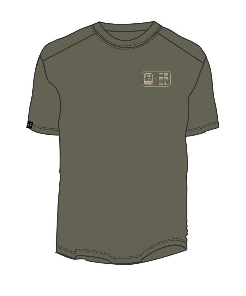 T-Shirt pour Homme DIG IT x TREES - Trailbuilder Edition in by TREES Mountain Apparel