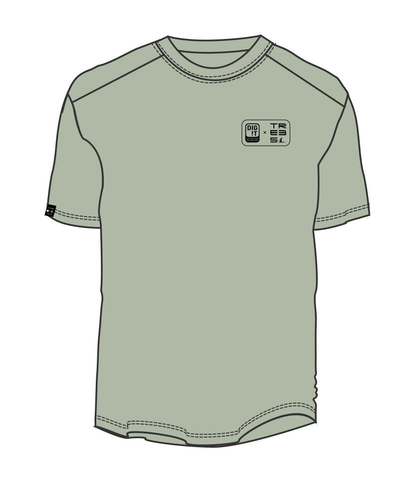 T-Shirt pour Homme DIG IT x TREES - Trailbuilder Edition in by TREES Mountain Apparel