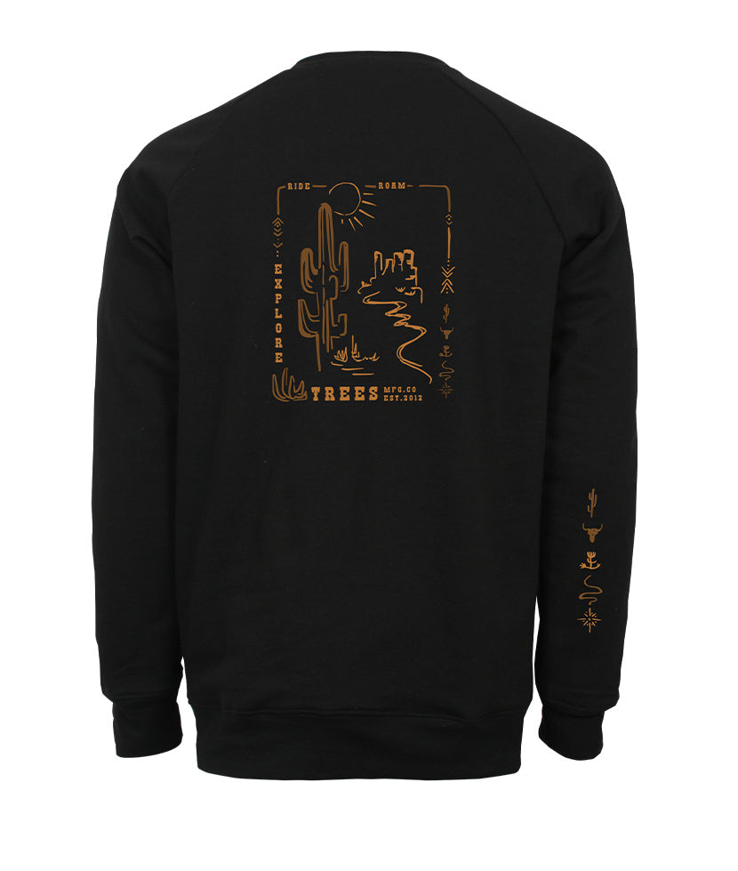 Crewneck Ouaté EXPLORE – Homme | TREES Mountain Apparel