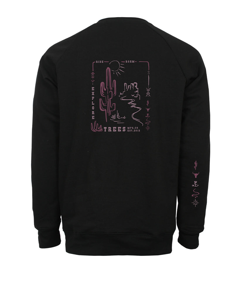 Crewneck Ouaté EXPLORE – Homme | TREES Mountain Apparel