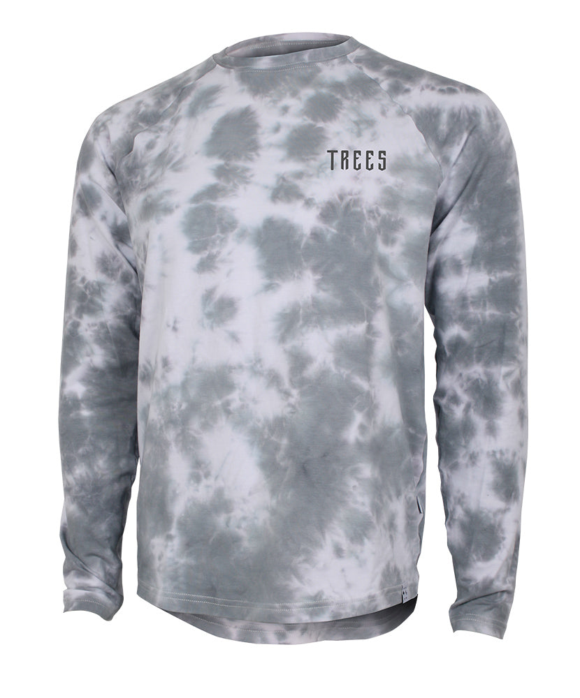 Chandail Bamboo manches LS |TIE-DYE | Homme| Gris