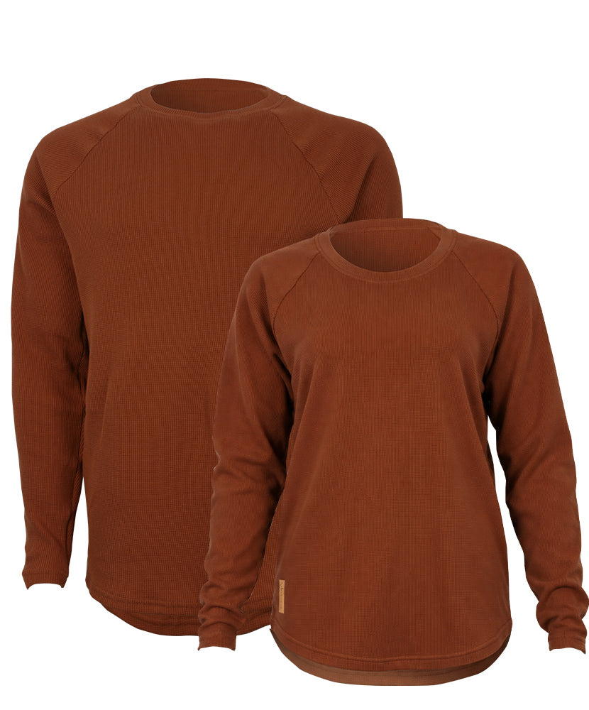 Chandail Crewneck en Tricot Gauffré HERITAGE