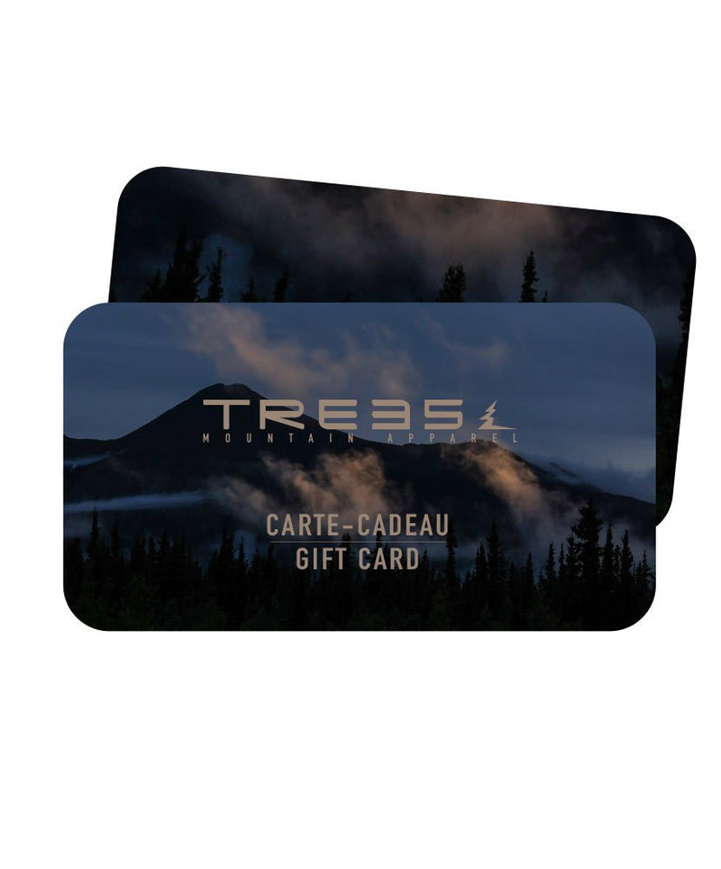 Carte-Cadeau TREES in by TREES Mountain Apparel