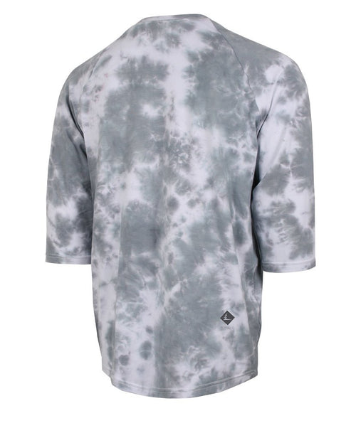 Chandail Bamboo manches 3/4 |TIE-DYE Gris | Homme in TMA-253.9MC-UP by TREES Mountain Apparel