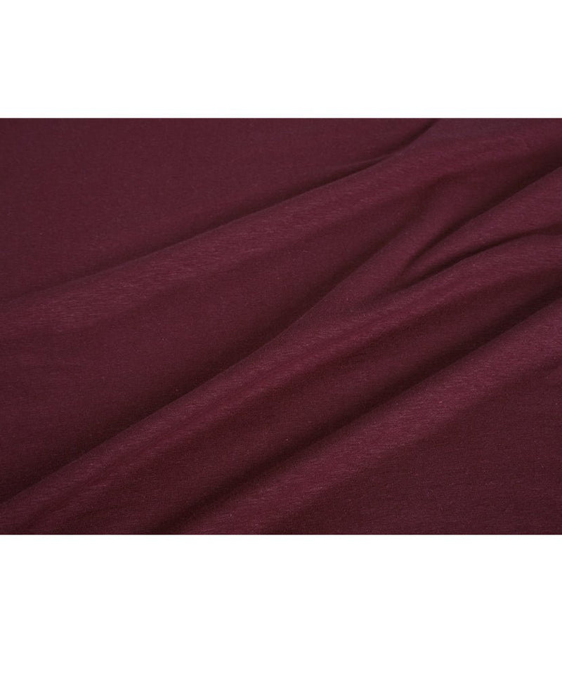 Chandail Chanvre S/S HIGHER | Bordeaux in TMA-253MC by TREES Mountain Apparel