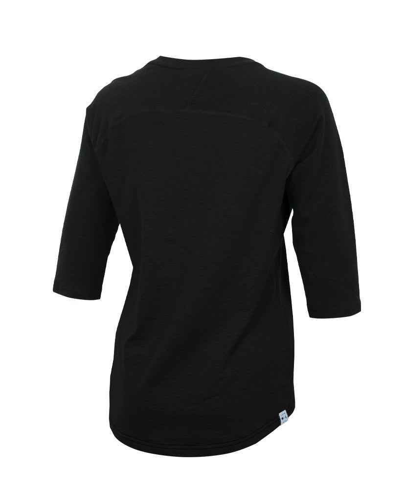 Chandail Chanvre S/S HIGHER | Noir in TMA-255.9WC by TREES Mountain Apparel