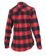 Chemise en Flanelle MAPLE | Hot Coral in TMA-180.3WC by TREES Mountain Apparel