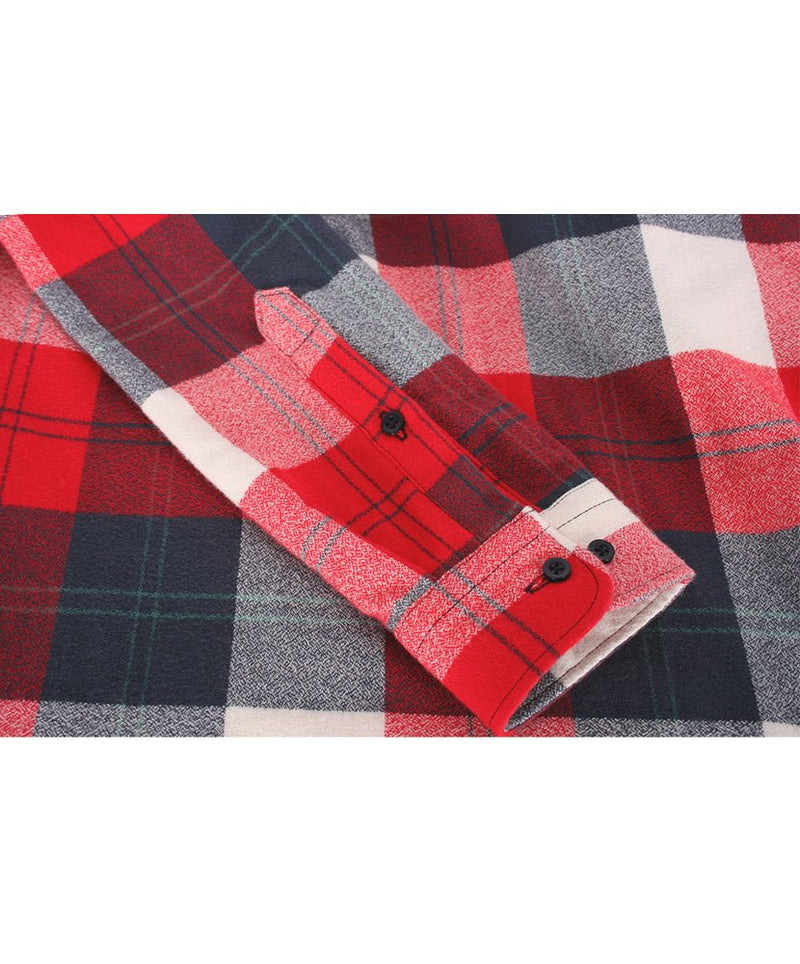 Chemise en Flanelle MAPLE | Rouge in TMA-180.3MC by TREES Mountain Apparel