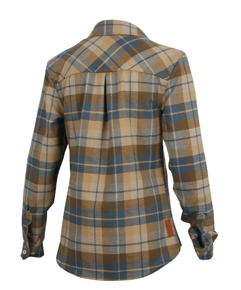 Chemise en Flanelle MAPLE | Soft Blue in TMA-180.3WC by TREES Mountain Apparel