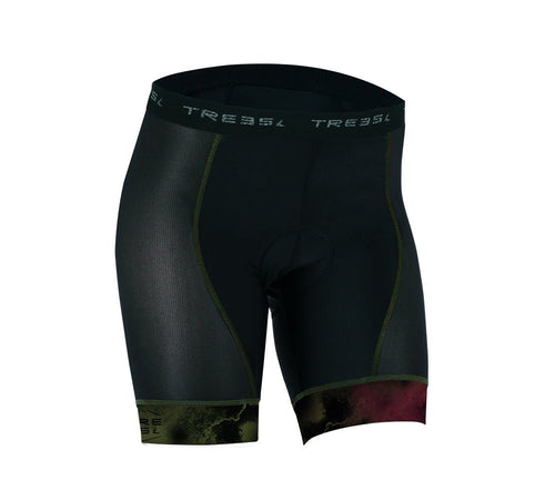 Cuissard de Vélo LINER | Olive/Bordeaux - Seconde Chance in TMA-060.9WC -SD by TREES Mountain Apparel