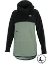 Hoodie Campfire | Noir/Antique Green in TMA-267.9WC by TREES Mountain Apparel