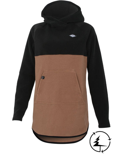 Hoodie Campfire | Noir/Cappuccino in TMA-267.9WC by TREES Mountain Apparel