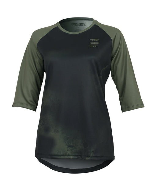 Maillot 3/4 GRAVITY | Femme | Olive - Seconde Chance in TMA-350.9WC -SD by TREES Mountain Apparel